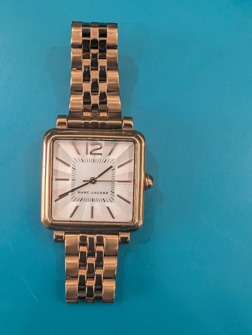 Marc Jacobs MJ3514 Rose Gold-Tone Square Watch - Picture 2 of 5